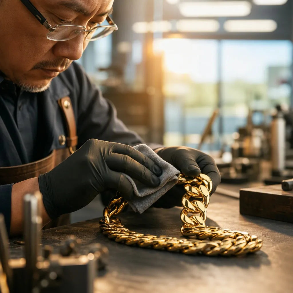 Recycled Gold Jewelry Polishing