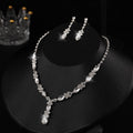 RGM002 Vintage Art Deco Emerald Jewelry Set for Weddings & Formal Events