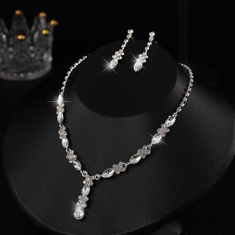 RGM002 Vintage Art Deco Emerald Jewelry Set for Weddings & Formal Events