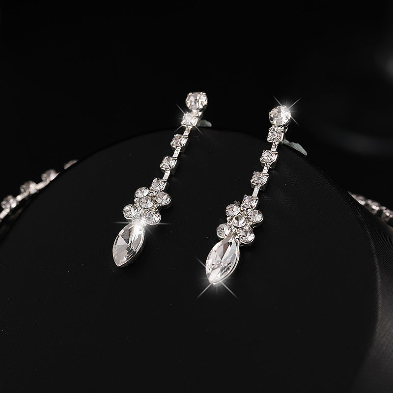 RGM002 Vintage Art Deco Emerald Jewelry Set for Weddings & Formal Events